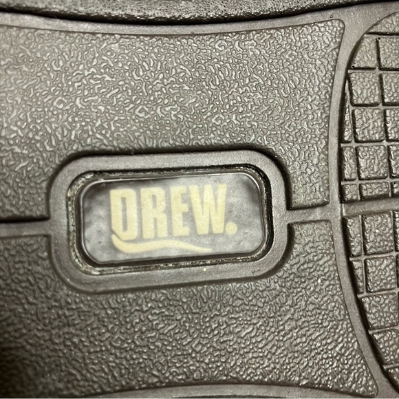 Drew lilac T-strap Velcro shoes tan leather orthotic shoes size 7W - Picture 7 of 8